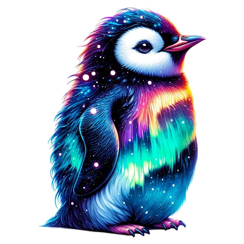 Aurora Borealis Pinguin