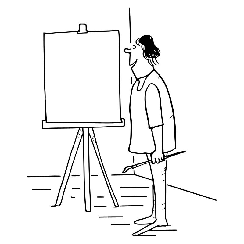 Malen Zeichnen Bild Idee Geschenk Hobby Kunst