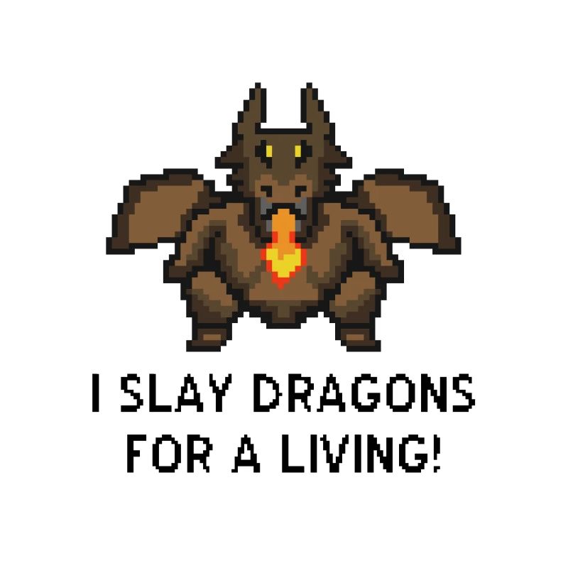 Les dragons tuent le jeu de pixel