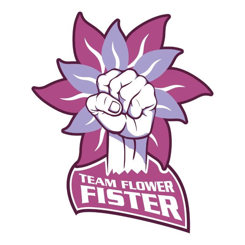 Team Flowerfister Blume Geschenk Idee Geschenkidee