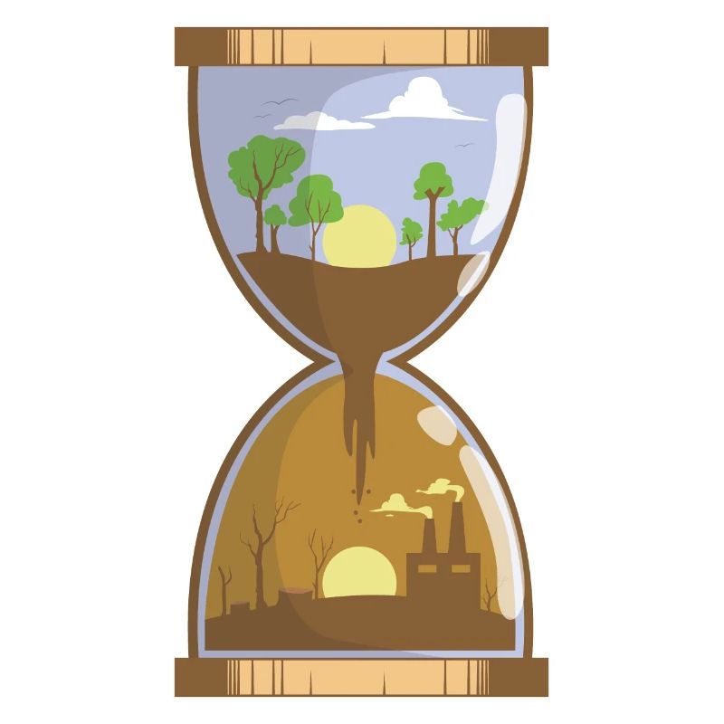 Hourglass / Pollution / Conservation