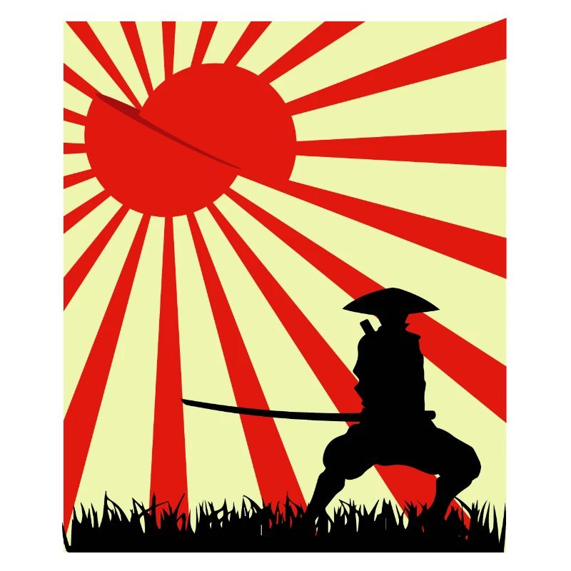 Mond Scheibe Samurai