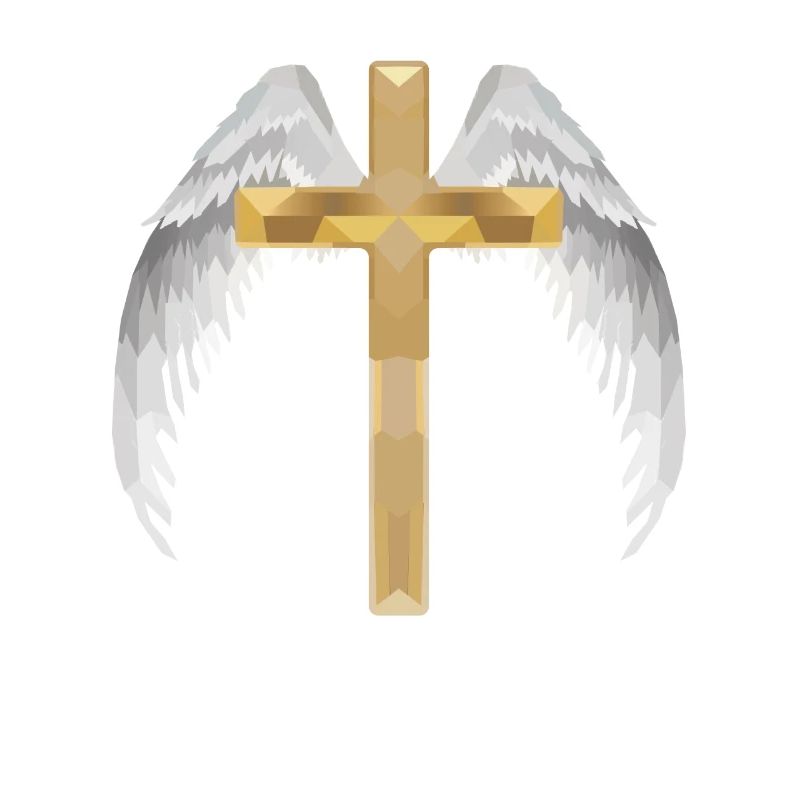 Polygone croix avec ailes