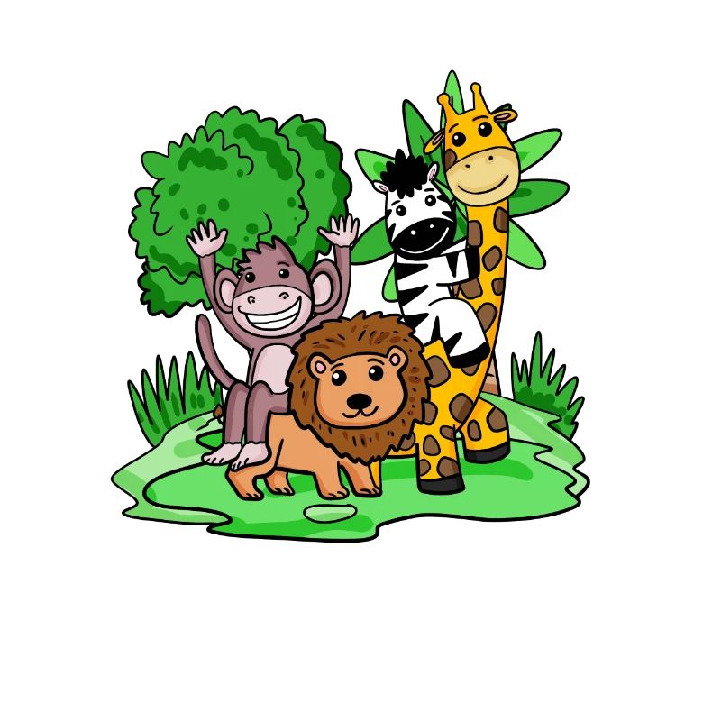 Jungle Animals Cute