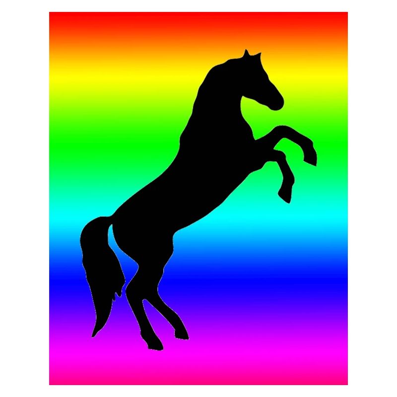 Cheval arc-en-ciel
