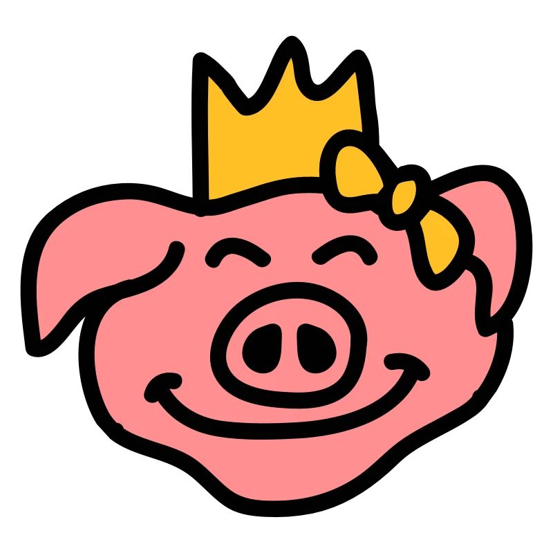 Pricess Pig Head