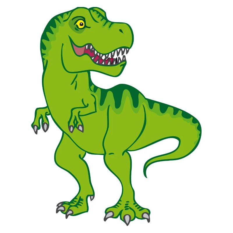 T-Rex / Green Comic Dinosaur