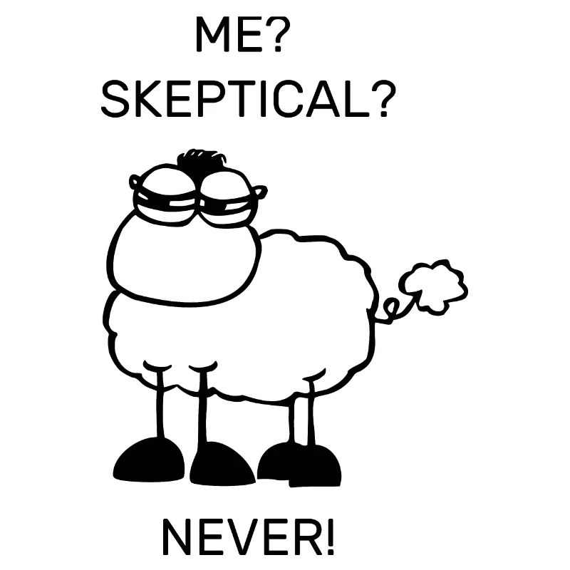 Skeptical sheep