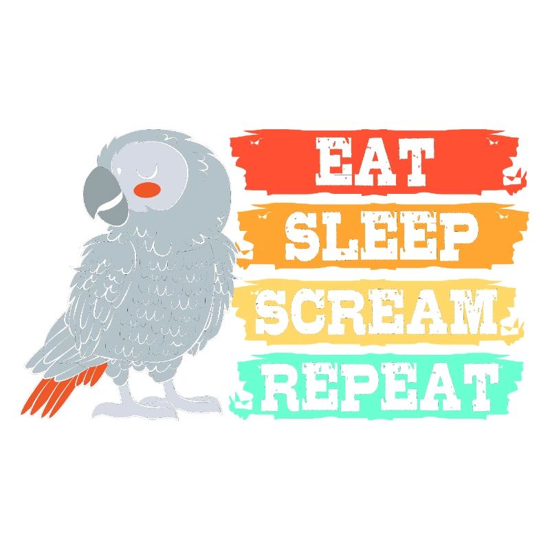 Parrot Grey