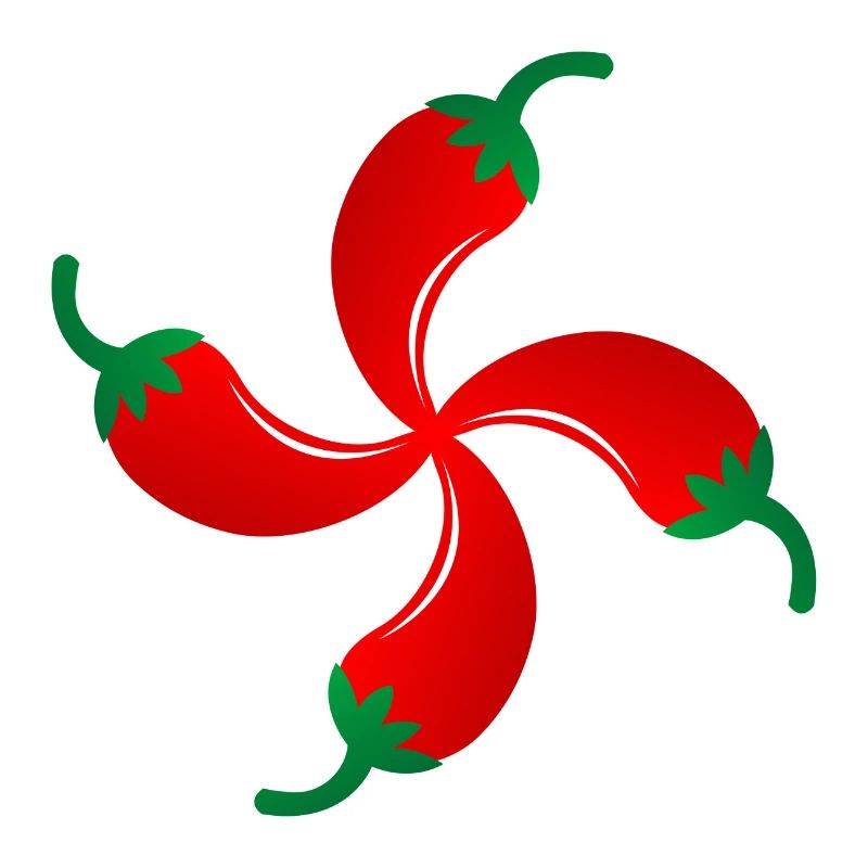 Quer Espelette Basken