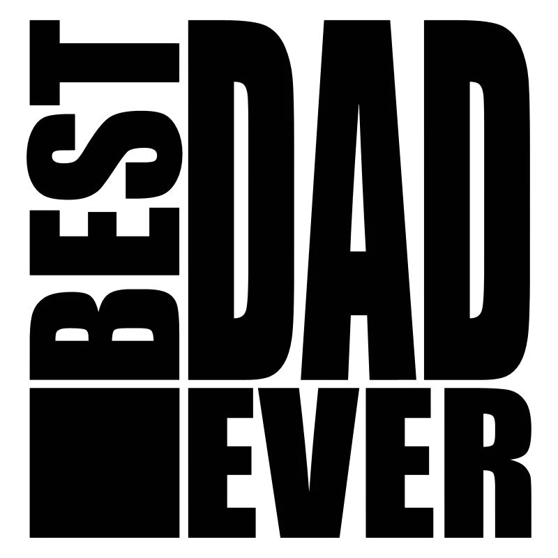 Best Dad Ever Logo Design