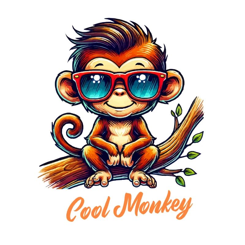 Monkey Sunglasses Comic