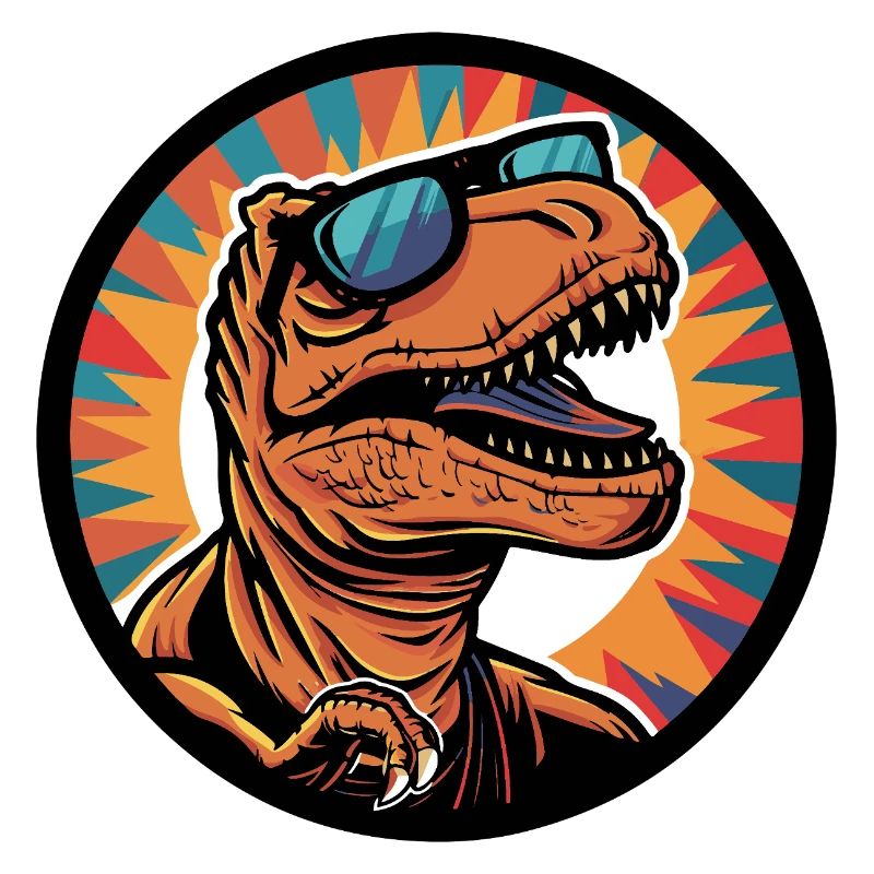 Dinosaur T-Rex Cool Comic
