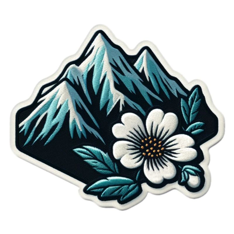 Bergblüte Patchmotiv
