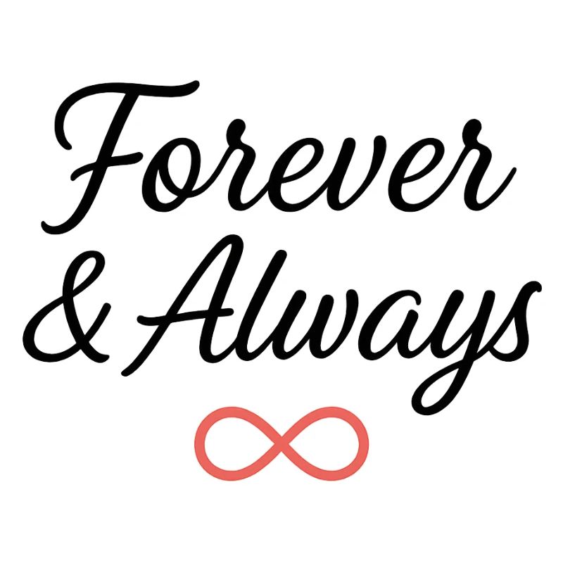 Conception de typographie de symbole de l’infini éternel