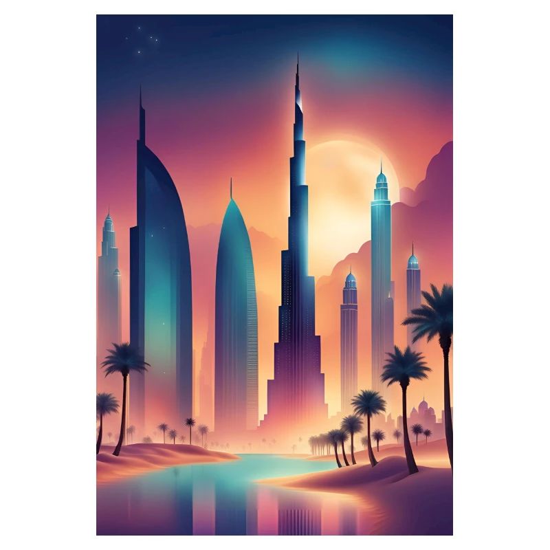 Paysage urbain coloré de l’est