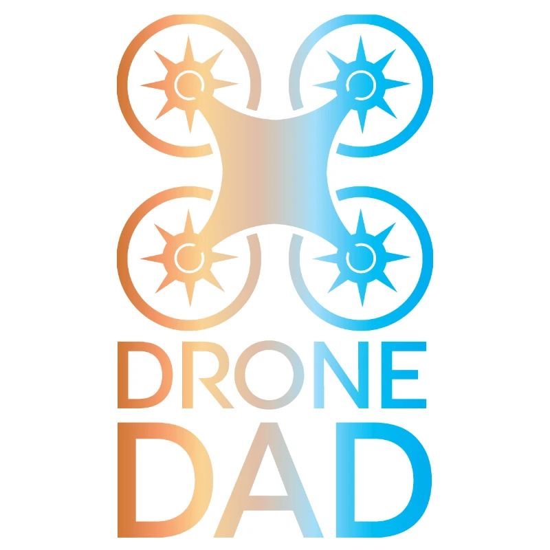 drone dad Farben Dronen Pilot Symbol icon Logo