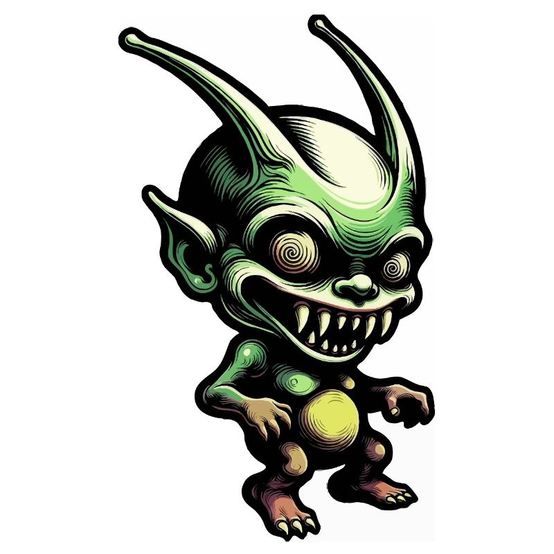 Green Goblin im Retro-Comic-Stil