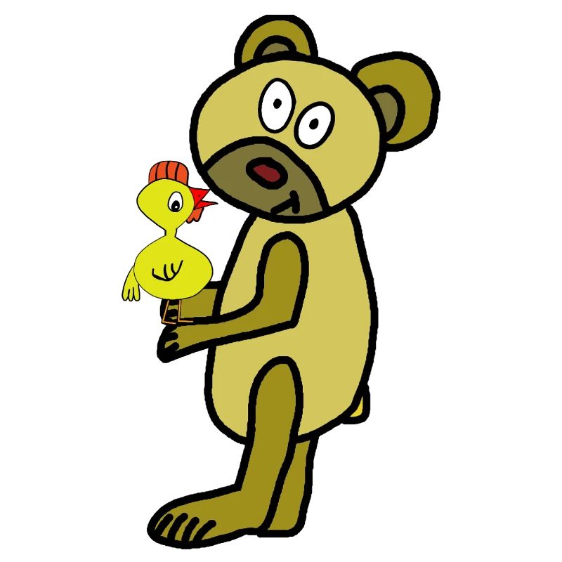 Teddy Easter Chick Chicken Kids Child