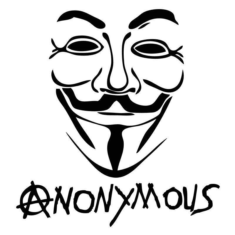 logo anarchy anonymous masque mask