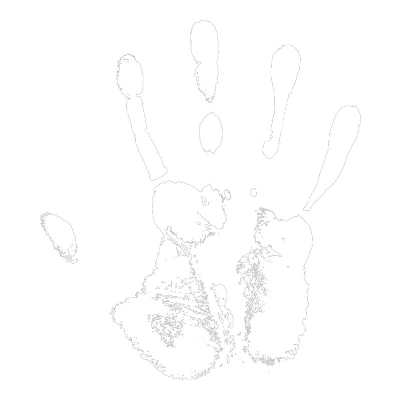 white hand