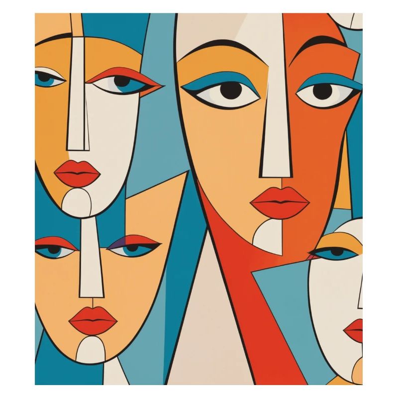 Abstract faces