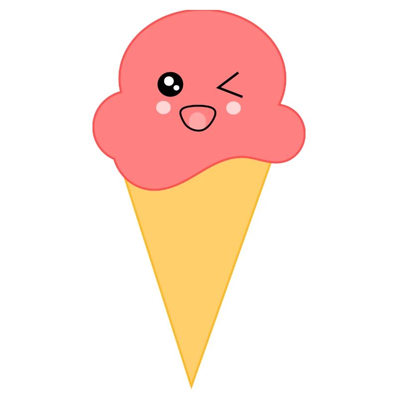 Eis Eiscreme Erdbeereis