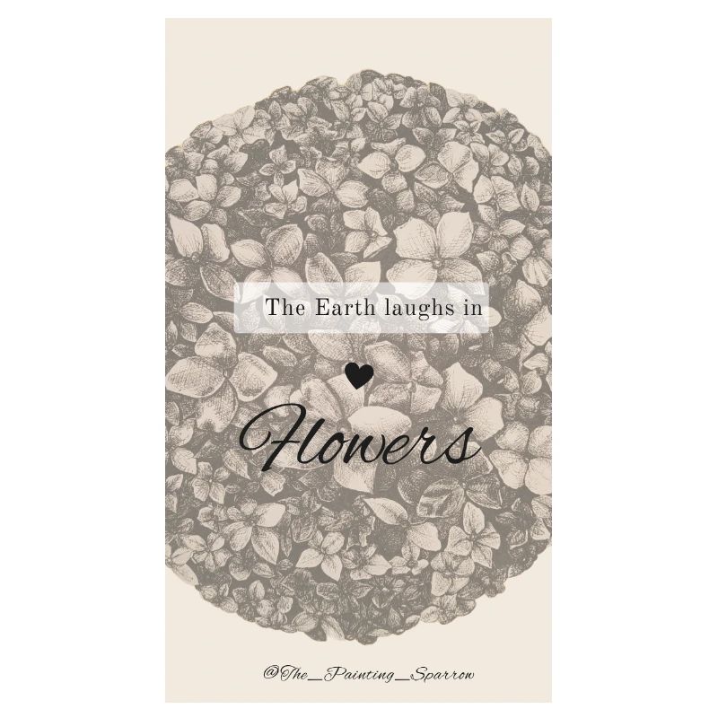 « La Terre rit dans les fleurs »