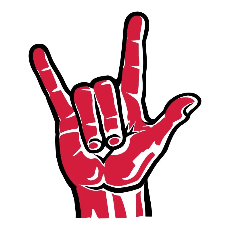 Devil Rock Hand - Pommesgabel (short) 2c