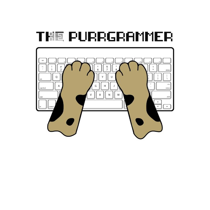 Siamese cat kitten programmer nerd gift