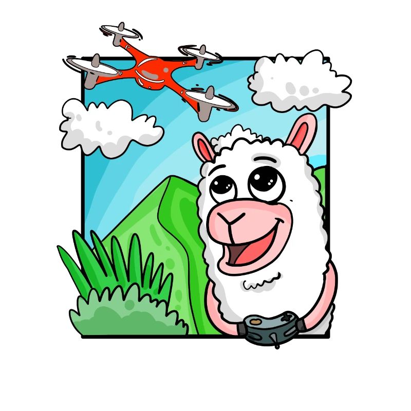 Drone Quadcopter Drone Pilot Drone Alpaca