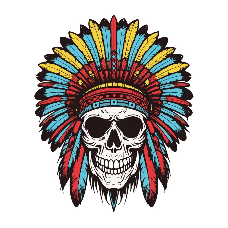 Apache Indian Chief Skull