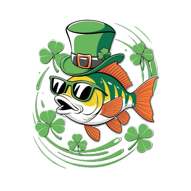La Saint-Patrick avec poissons et trèfles