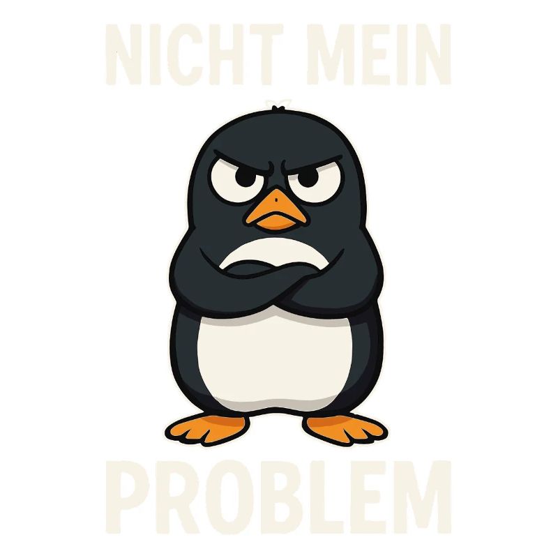 Grimmiger Pinguin – Nicht mein Problem
