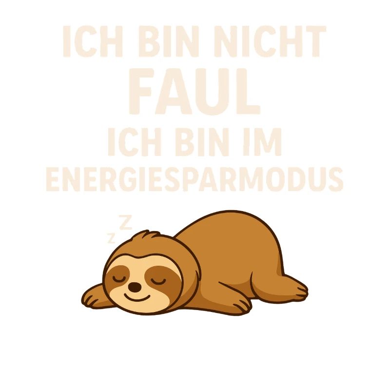 Not lazy – in power saving mode – sloth