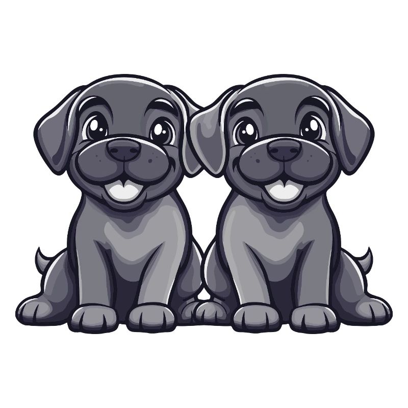 Mastiff Hund Comic