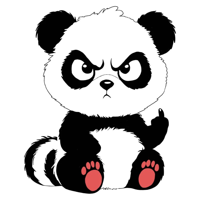Böser Panda
