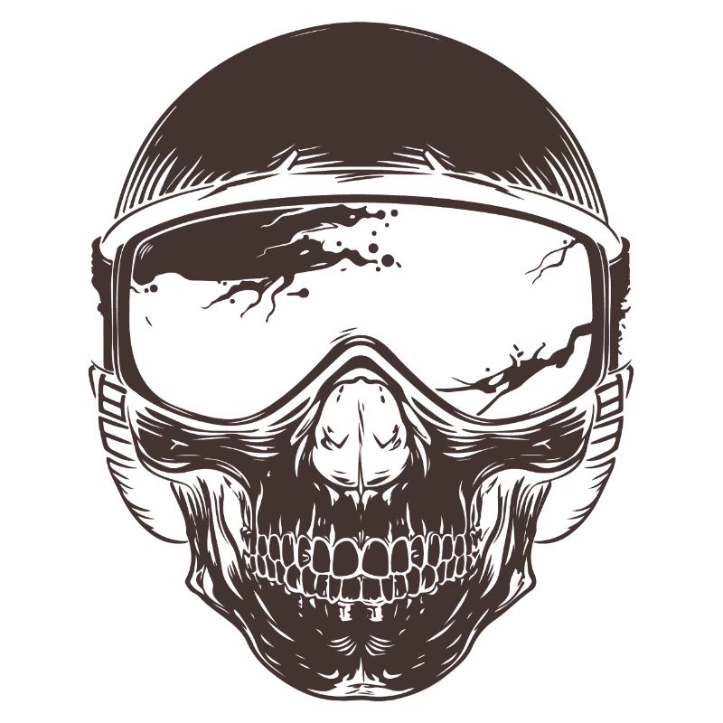 Skull Biker Goggles
