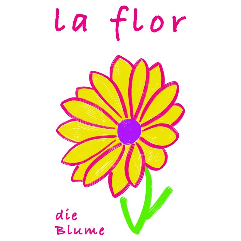 Die Blume auf Spanisch