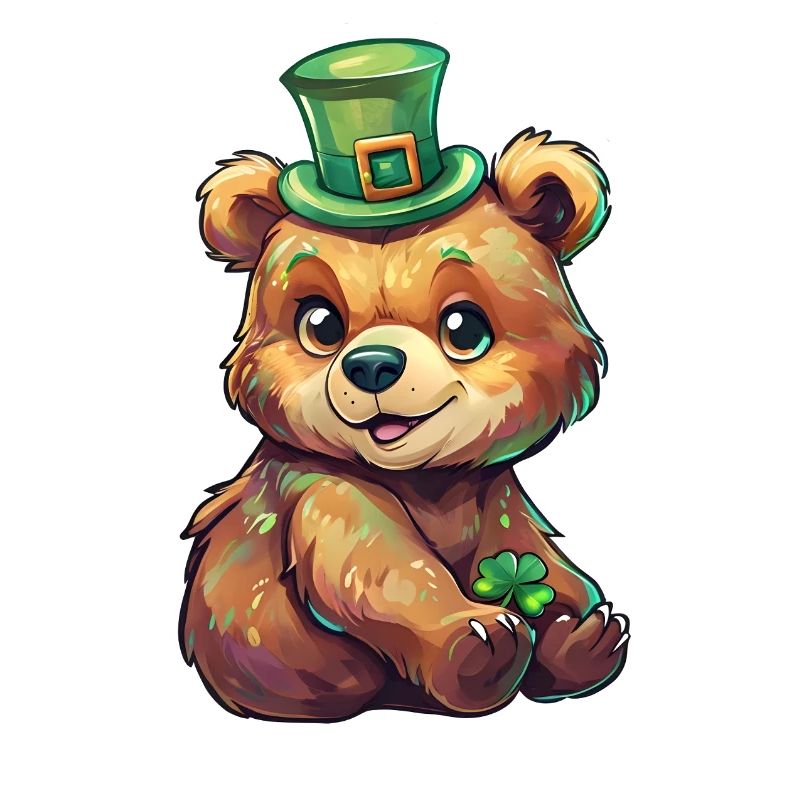 St. Patrick‘s Day Bär Geschenk