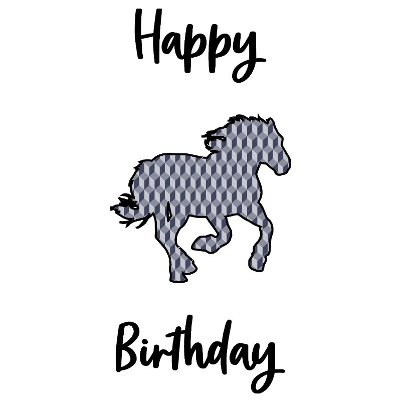 Galloping Horse Silhouette