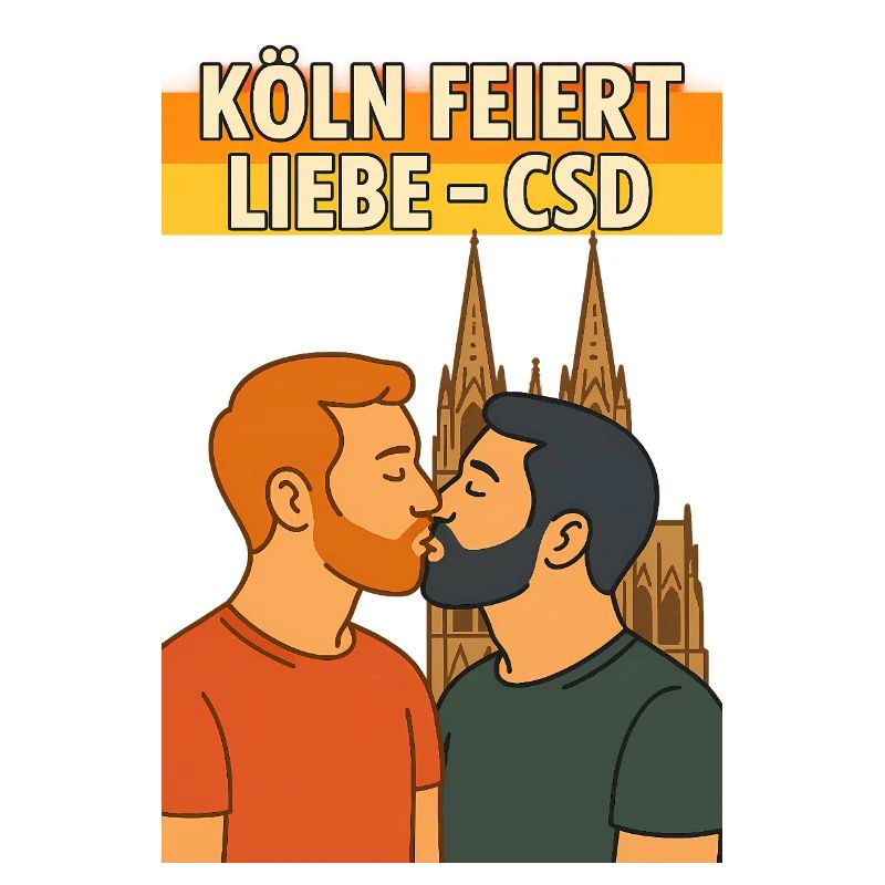 Köln feiert Liebe CSD Maenner