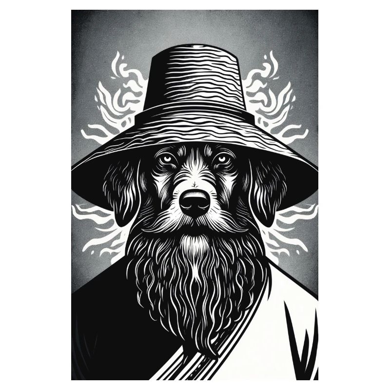 Der wachsame Hund