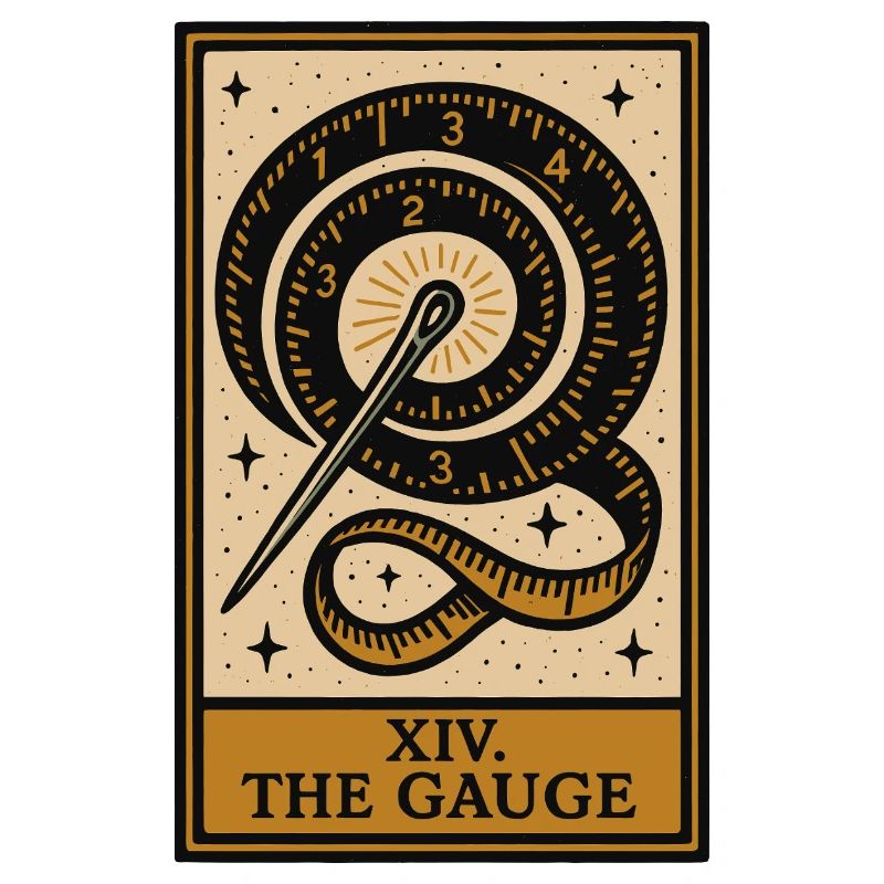 La jauge de couture de tarot précise