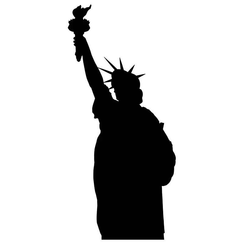 Freiheitsstatue Silhouette