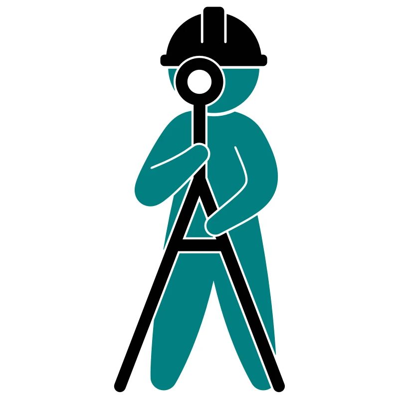 An engineer at a construction site