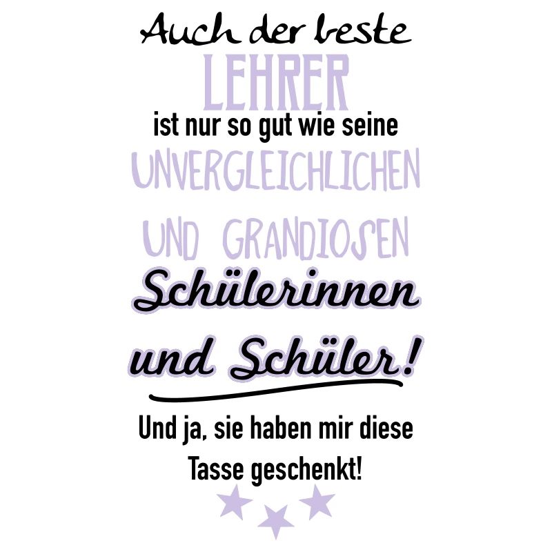 Bester Lehrer Tasse