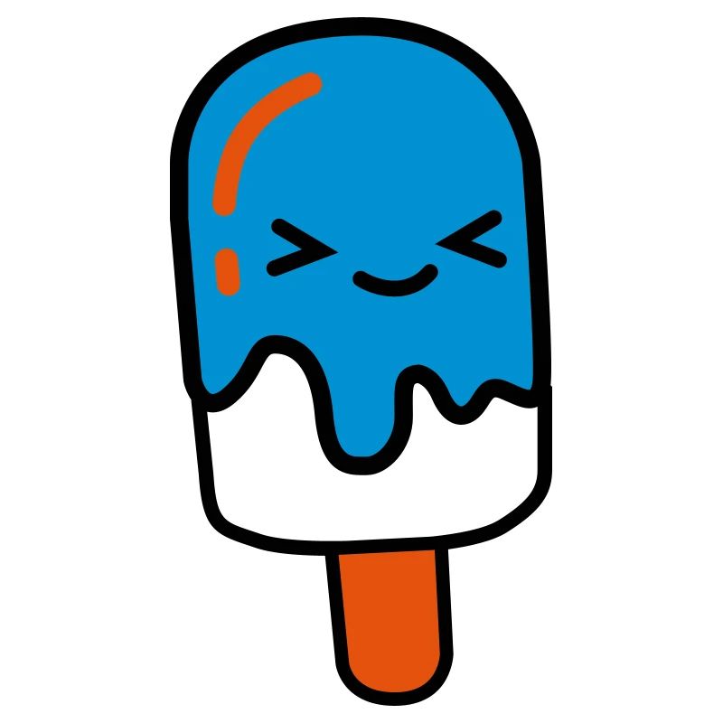 Eis mit Gesicht