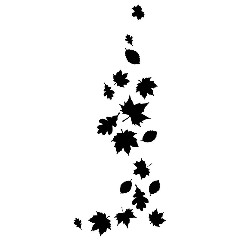 Herbstlaub Blätter Ahornbaum Eiche Buche Wald Park