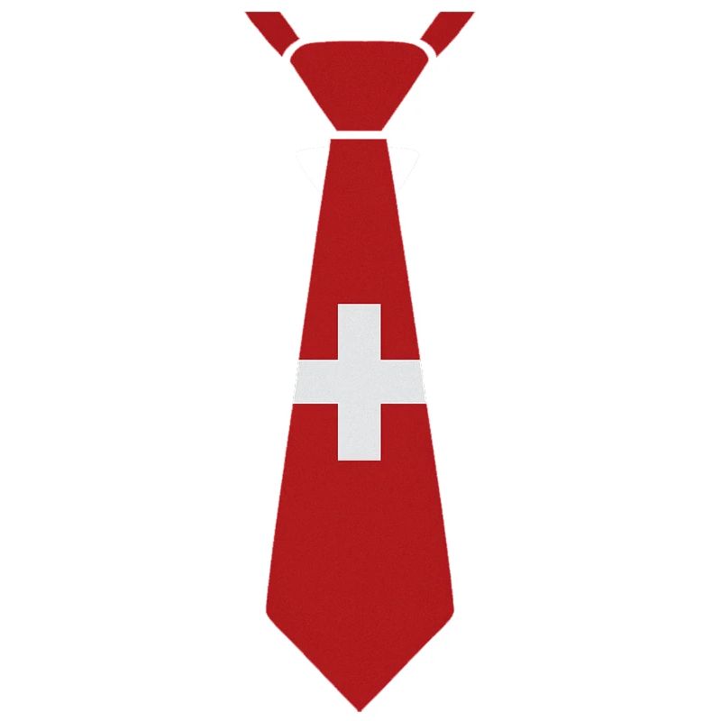Cravate suisse – Conception du drapeau